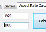Aspect Ratio Calculator