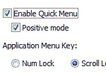 Quick Menu