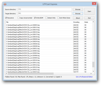 UTFCast Express Screenshot